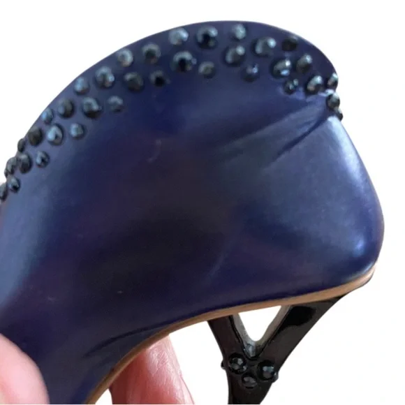 Just the Right Shoe Purple Rain Stepping Out miniature Stiletto Heel collectible - Picture 4 of 8